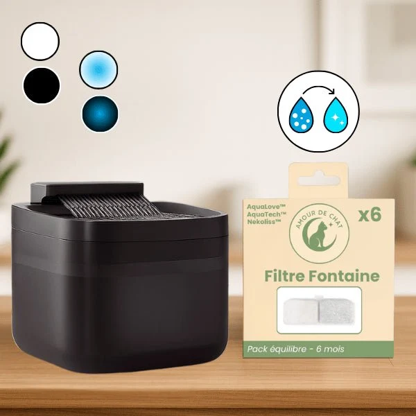 Fontaine à eau pour chat multi-jets stimulants – Nekoliss™