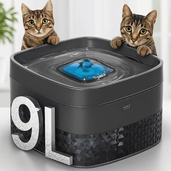 Fontaine a chat - grande capacité XL filtrée & silencieuse - Royalis™