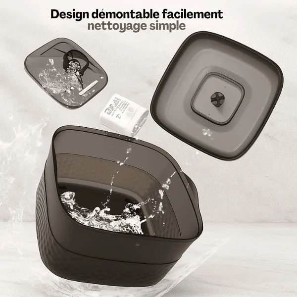 Fontaine a chat - grande capacité XL filtrée & silencieuse - Royalis™