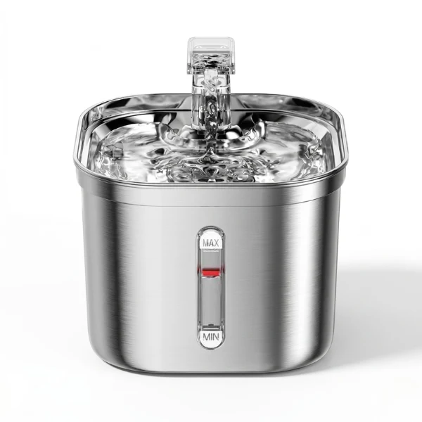 Fontaine chat en inox automatique – Vortex™