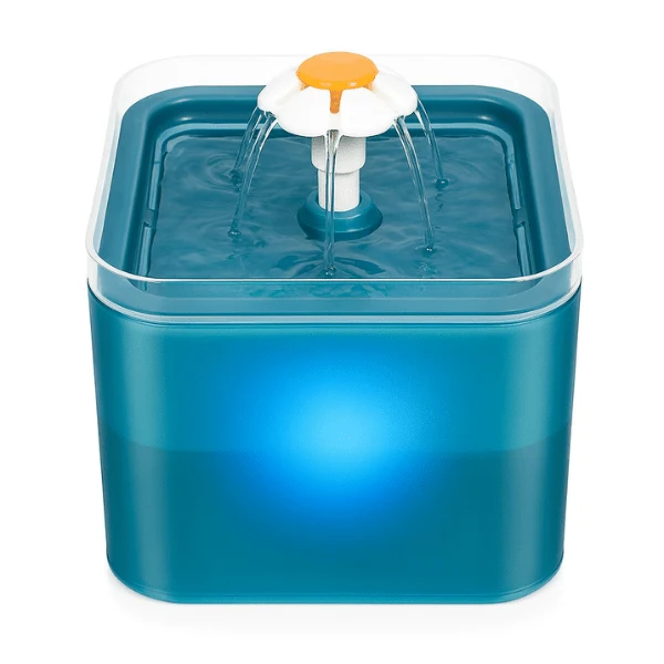 Fontaine à eau pour chat - cascade silencieuse à LED - PearlFlow™