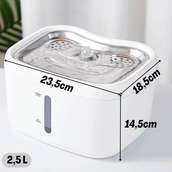 Fontaine à eau pour chat connectée - suivi contrôlé : AquaTech™