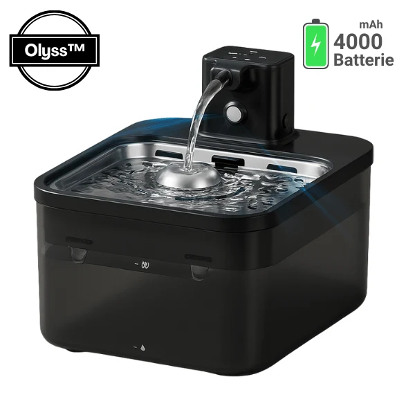 Fontaine à eau pour chat antibactérienne - hygiénique : Olyss™