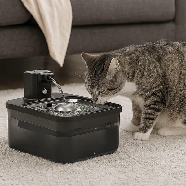 Fontaine à eau pour chat antibactérienne - hygiénique : Olyss™