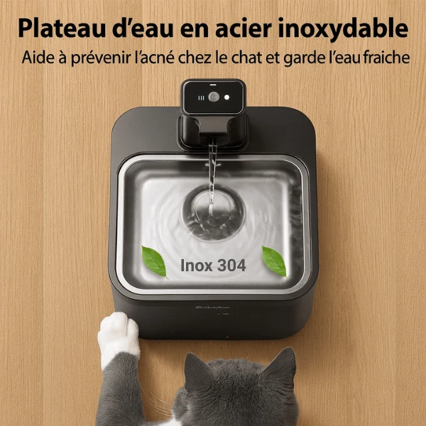 Fontaine à eau pour chat antibactérienne - hygiénique : Olyss™