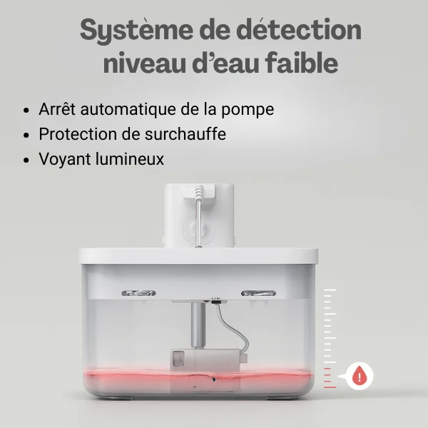 Fontaine à eau pour chat antibactérienne - hygiénique : Olyss™