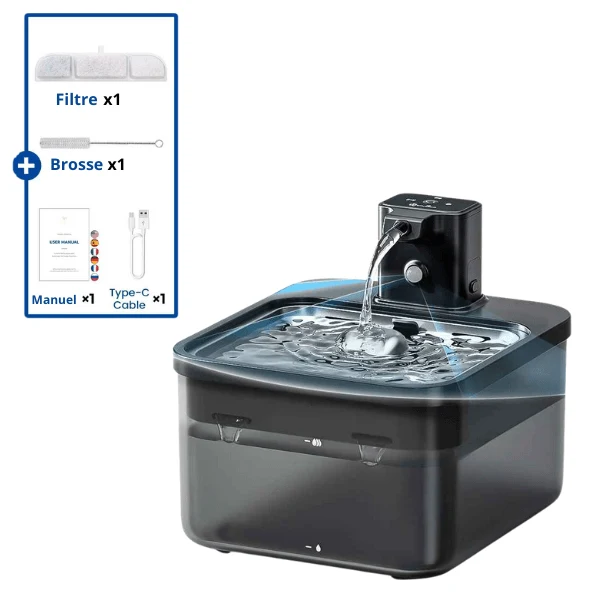 Fontaine à eau pour chat antibactérienne - hygiénique : Olyss™