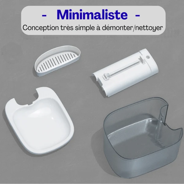 Fontaine à eau chat sans fil à capteur – DetectFlow™
