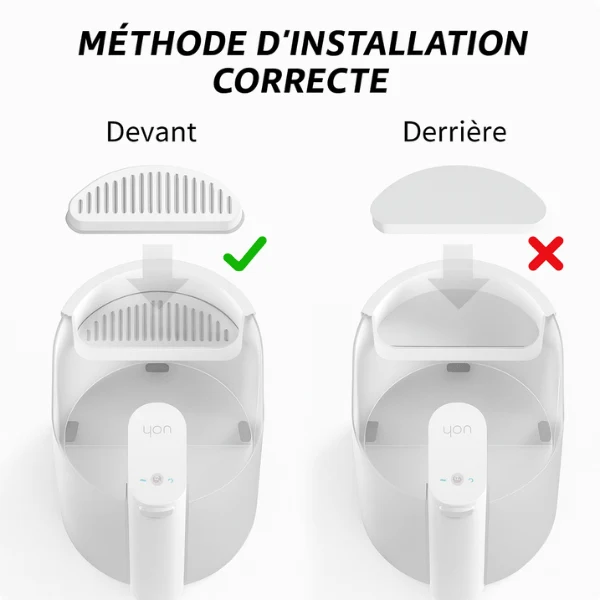 Fontaine à eau chat sans fil à capteur – DetectFlow™