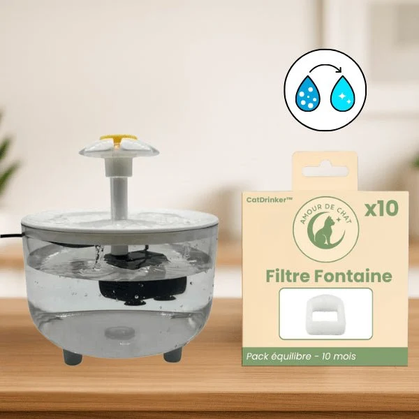 Fontaine à eau pour chat filaire - CatDrinker™ : cascade