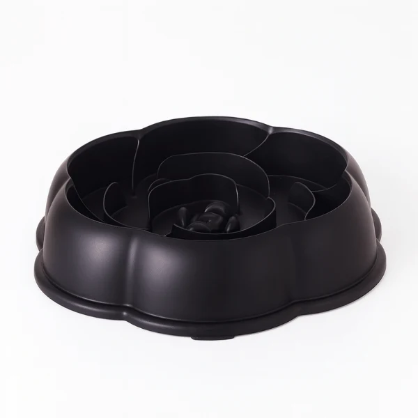 Gamelle anti glouton chaton - Relief pétales de rose - MealStop™