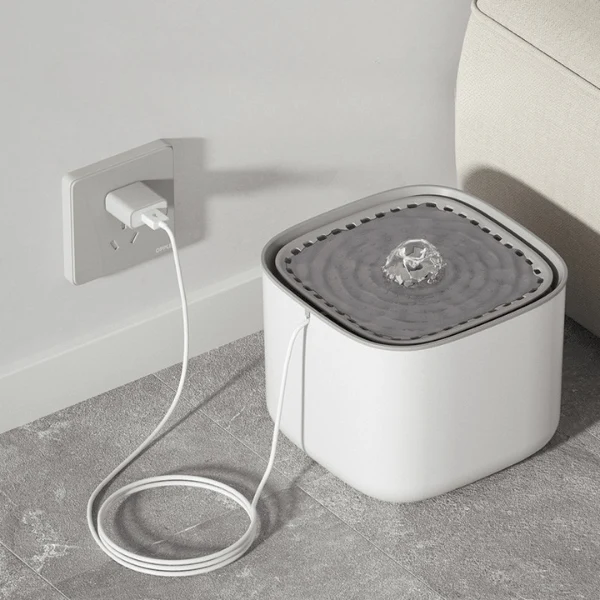 Fontaine a eau chat - ultra silencieuse filtrée compacte - AquaLove™