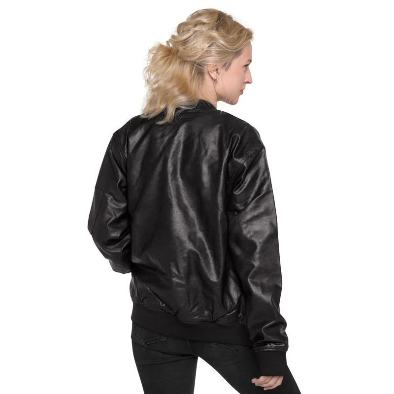 Veste Bomber en cuir Maine Coon