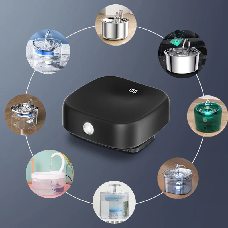 Batterie de 5000mAh pour fontaine à chat USB