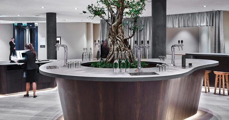 Fontaine à eau encastrable sur secteur Horeca Habit Tap C2/C3 - 80 L/HEURE | Refroidisseur d'eau Dry Chill avec la garantie du meilleur prix !