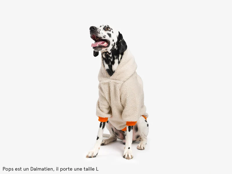 Hoodie en sherpa tout doux, pour chien