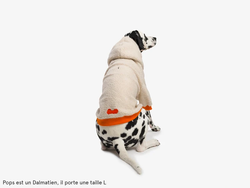 Hoodie en sherpa tout doux, pour chien