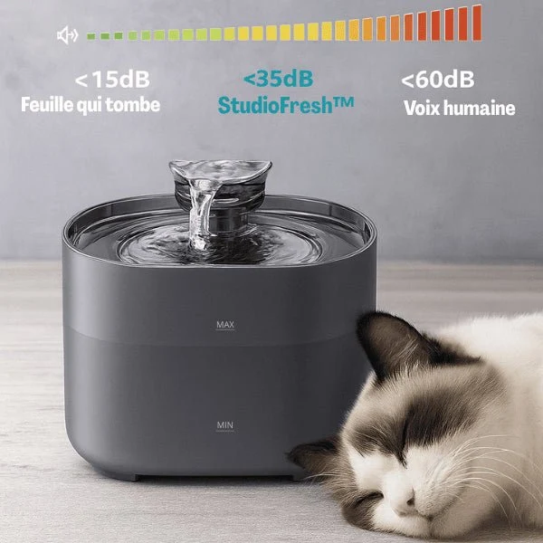 Fontaine eau chat à hydratation continue – Studiofresh™