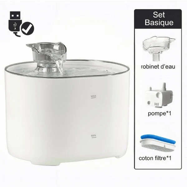 Fontaine eau chat à hydratation continue – Studiofresh™