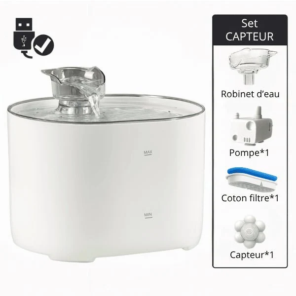 Fontaine eau chat à hydratation continue – Studiofresh™