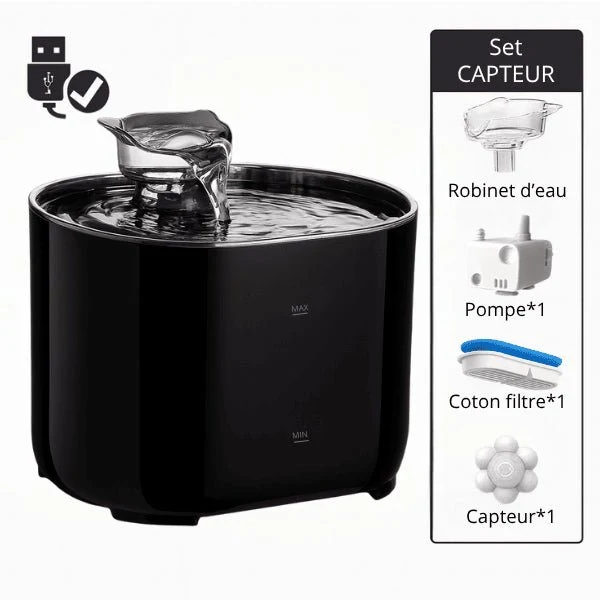 Fontaine eau chat à hydratation continue – Studiofresh™