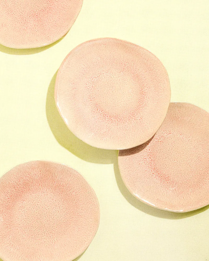 Petite assiette Onda | Corail doré