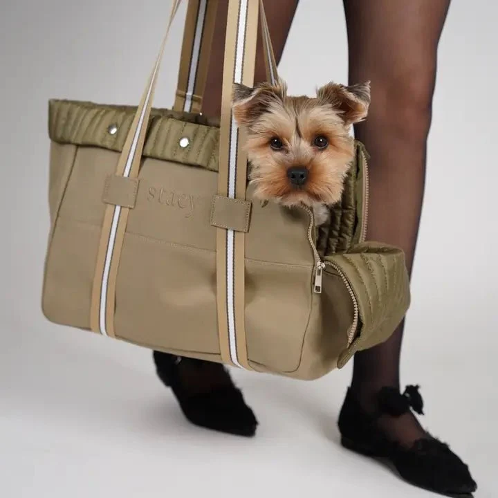 Sac de transport pour chien avec couchage Lily - élégant & confortable