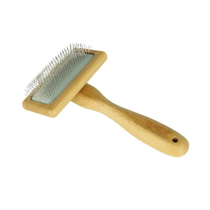 Brosse pour chien carde en bambou DoggyBrush efficace sous-poil