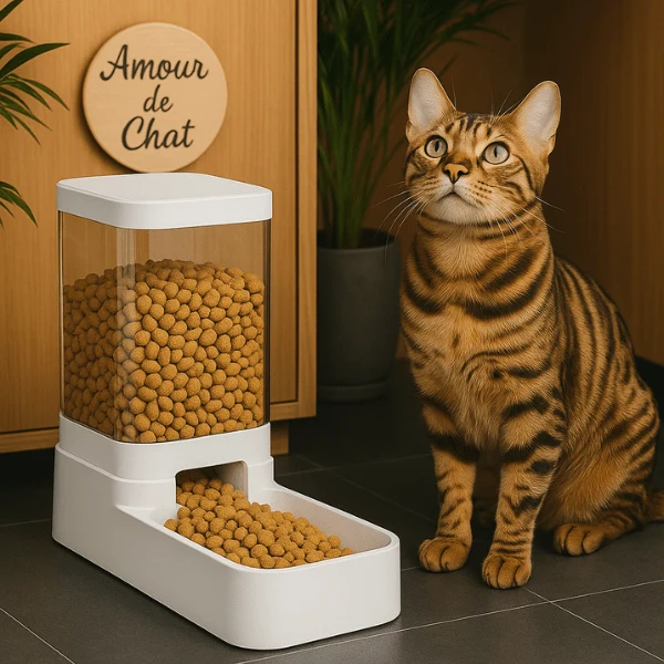 Distributeur croquettes chat - Essentiel Félin™