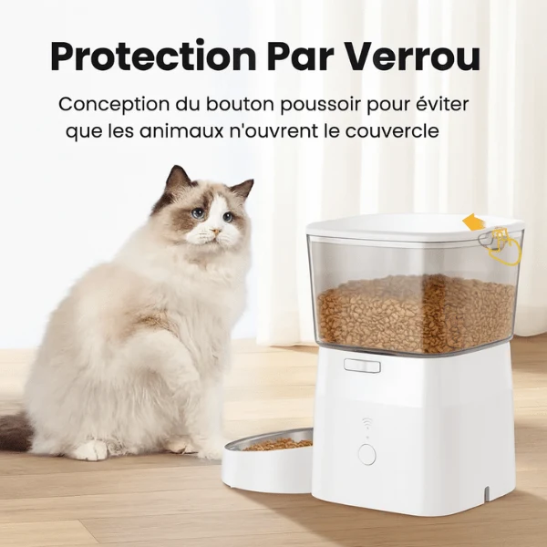 Distributeur croquettes pour chat automatique - MiniFeed™
