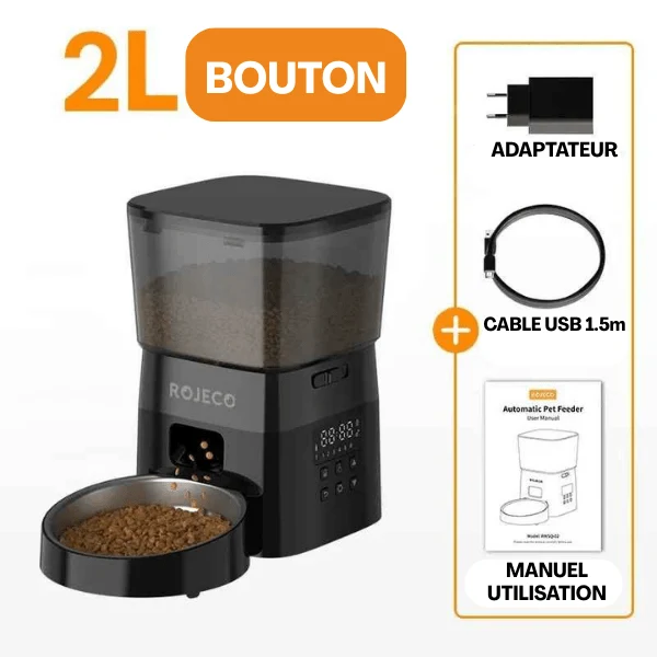 Distributeur croquettes pour chat automatique - MiniFeed™