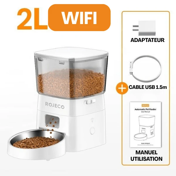 Distributeur croquettes pour chat automatique - MiniFeed™