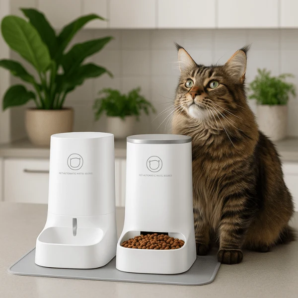 Distributeur croquette chat - DesignFeed™ - Pack x2