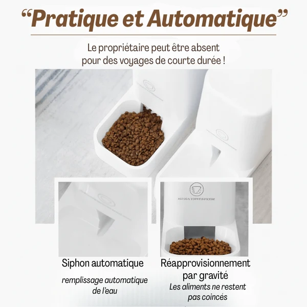 Distributeur croquette chat - DesignFeed™ - Pack x2