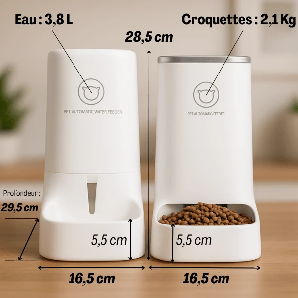 Distributeur croquette chat - DesignFeed™ - Pack x2