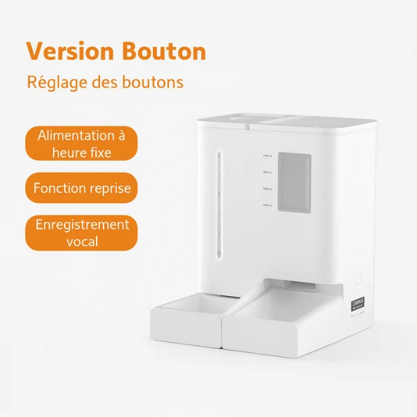 Distributeur de croquettes chat - automatique et eau - FullFeeder™