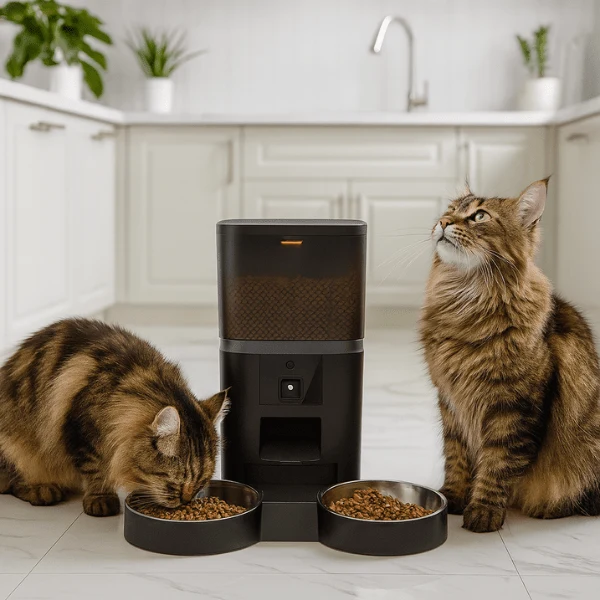 Distributeur croquette chat automatique - Station FullControl™ : 4 L et 6 L
