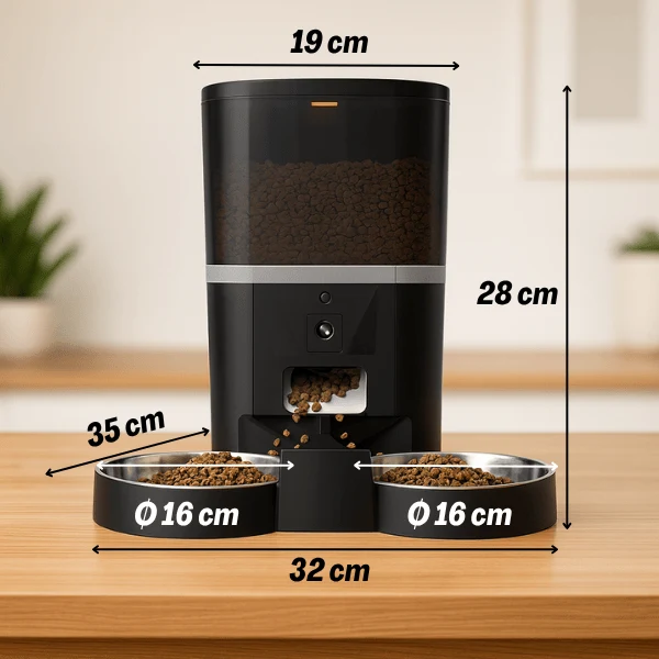 Distributeur croquette chat automatique - Station FullControl™ : 4 L et 6 L
