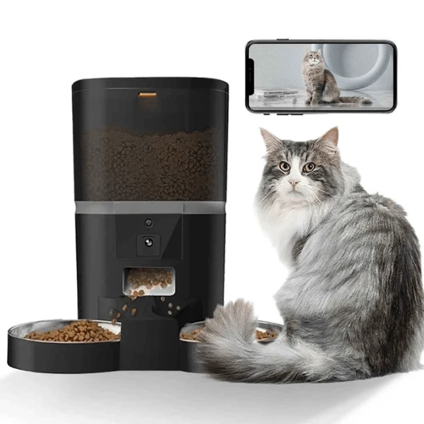 Distributeur croquette chat automatique - Station FullControl™ : 4 L et 6 L