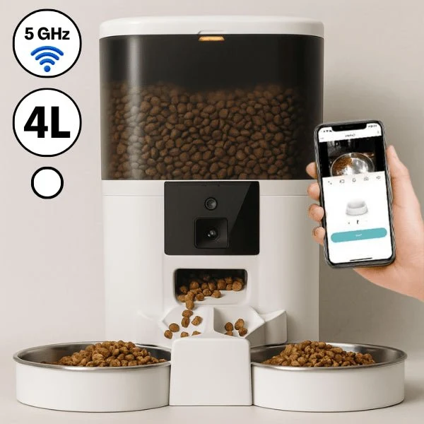 Distributeur croquette chat automatique - Station FullControl™ : 4 L et 6 L