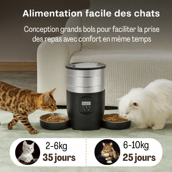 Distributeur automatique croquettes chat - FeederWifi™