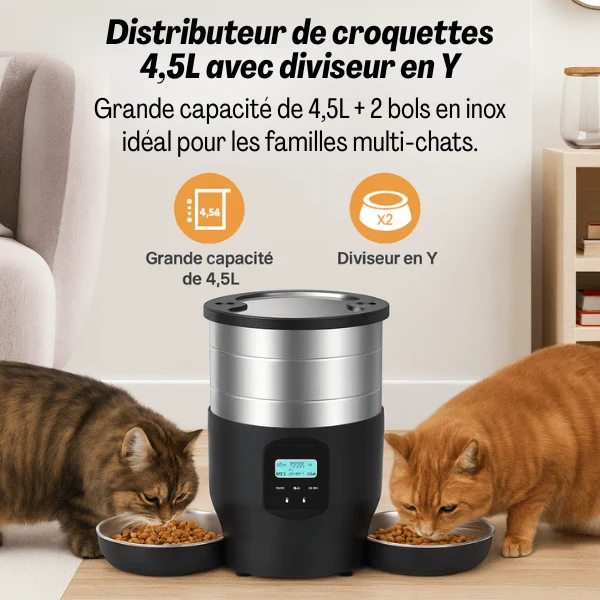 Distributeur automatique croquettes chat - FeederWifi™