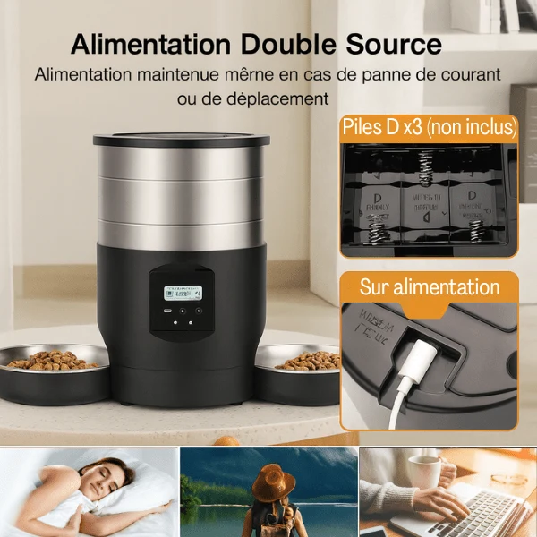 Distributeur automatique croquettes chat - FeederWifi™