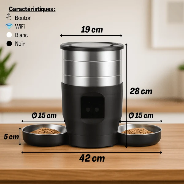 Distributeur automatique croquettes chat - FeederWifi™