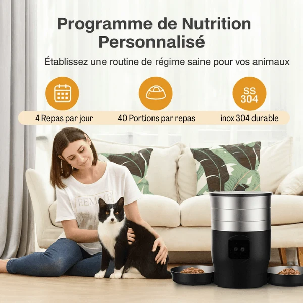 Distributeur automatique croquettes chat - FeederWifi™
