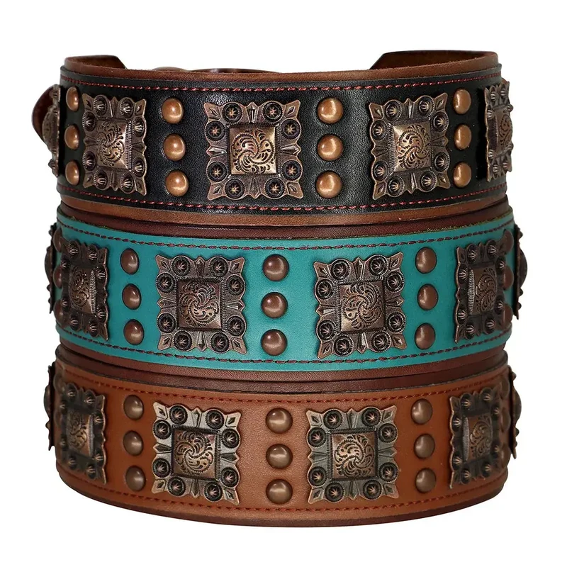 Collier chien cuir large