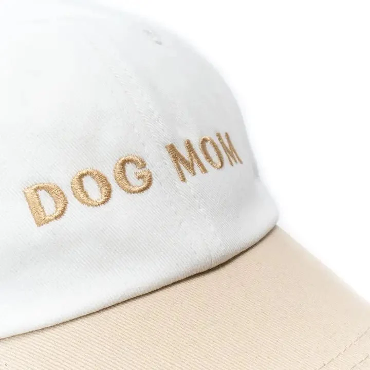 Casquette maman chien bicolore ivoire Lucy & Co. – Style cool & affirmé