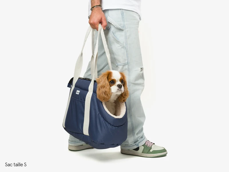 Sac pour chien, motif uni