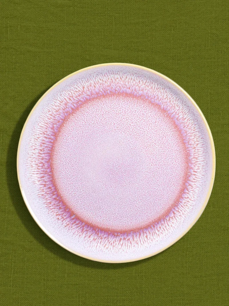 Grande assiette | Rose minéral