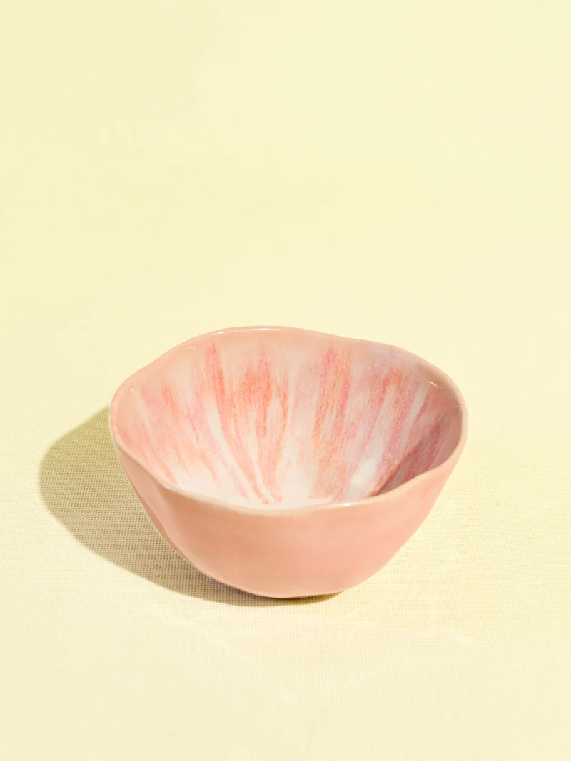 Grand bol Onda | Rose anémone